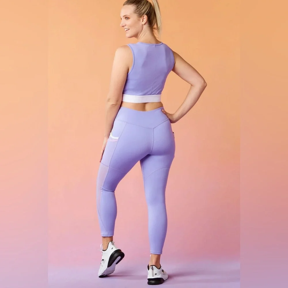 NWOT Fabletics Trinity Motion365 Mid-Rise 7/8 Leggings